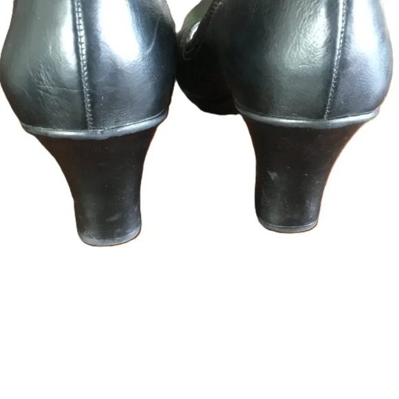 Naturalizer N5 Comfort Lisha Navy Dark Blue Leather Heels Pumps Shoes Sz 7.5M - Picture 6 of 11